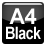 Формат А4 черно-белый