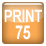 Печать 75